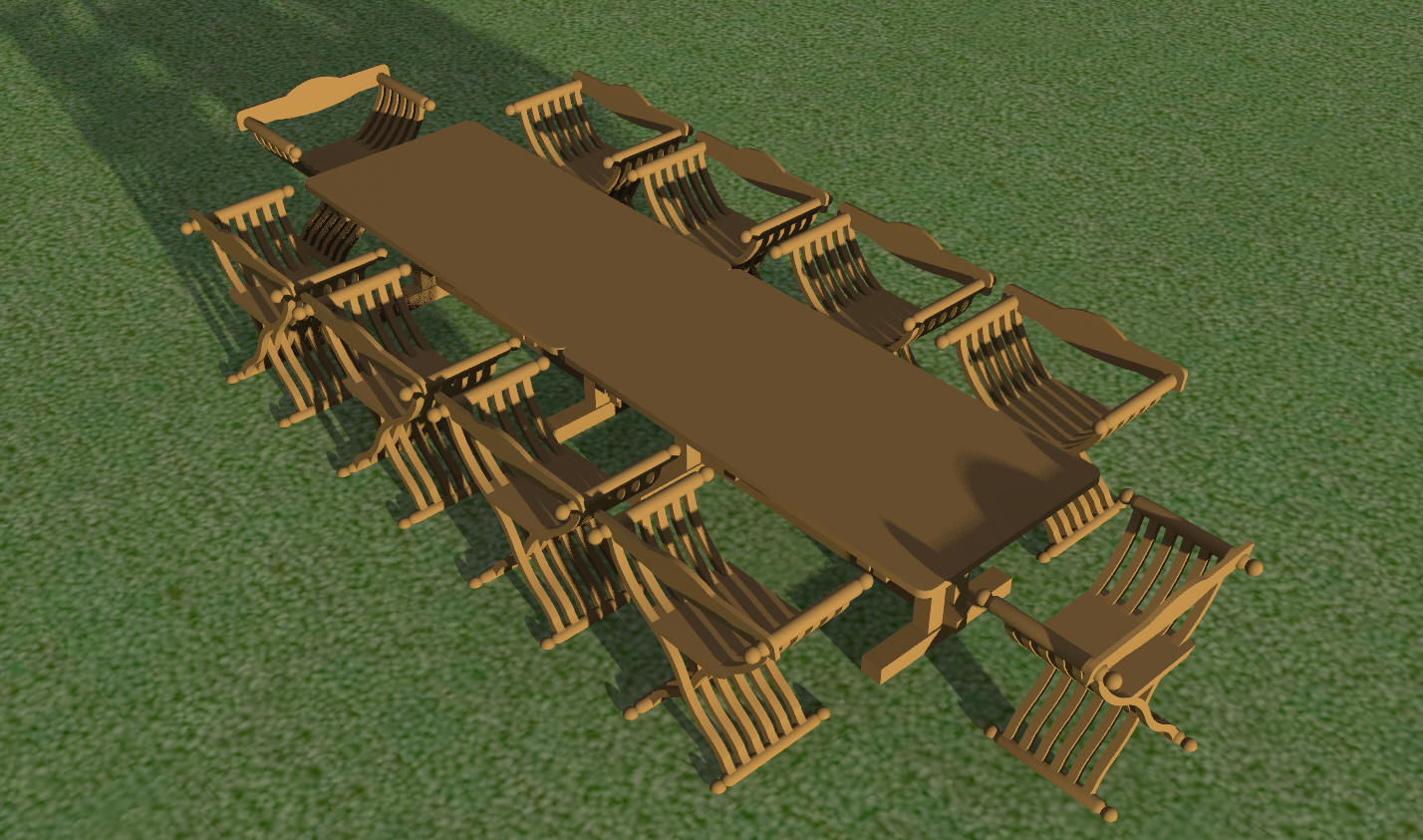 - Gartenmöbel - Set